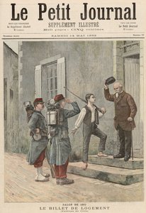 A Billet Cres festménye után, a „Le Petit Journal”-ból, 1892. május 14.